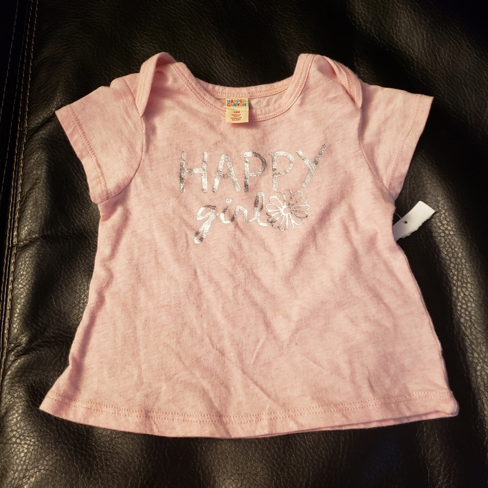 Harper canyon size 12M happy girl tshirt